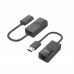 USB1.1 延長線 (經由 RJ45，最長60M). 											